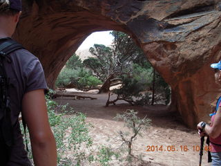 Arches National Park - Devil's Garden hike - rockfall near my favorite hole in the rock