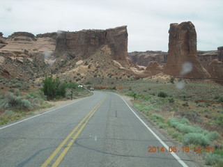 Arches National Park drive