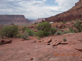 Fisher Tower hike - trailhead