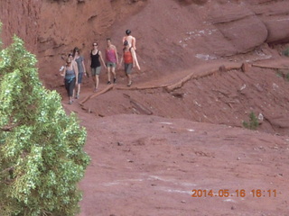 Fisher Tower hike - other hikers