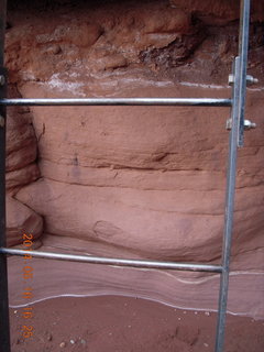 289 8mg. Fisher Tower hike - ladder