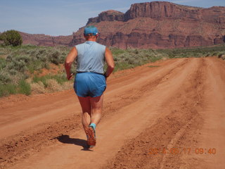 Onion Creek drive - Adam run (tripod and timer) behind