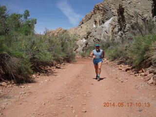 Onion Creek drive - Adam run (tripod and timer) behind