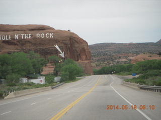 driving to Needles