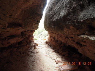 218 8mj. Canyonlands National Park - Needles - Elephant Hill + Chesler Park hike - slot or fissure