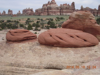 Canyonlands National Park - Needles - Elephant Hill + Chesler Park hike - sign