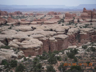 Canyonlands National Park - Needles - Elephant Hill + Chesler Park hike - sign