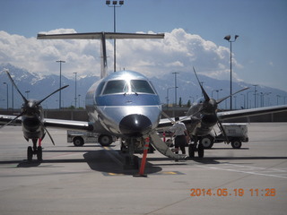 regional turboprop CNY-to-SLC