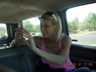 Michelle S taking a picture