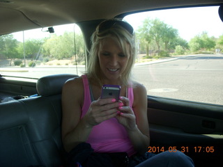 Michelle S taking a picture