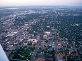 pre-dawn takeoff from Greeley