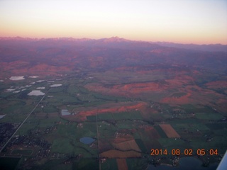 pre-dawn takeoff from Greeley