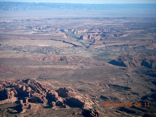 aerial - western Colorado near Mack Mesa (10CO)