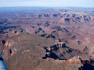 aerial - Colorado River - Moab, Utah