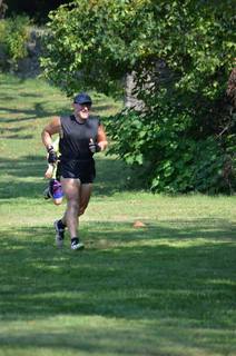 Eric L's pictures - Cheltenham XC - Curtis Arboretum - Adam running