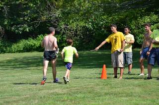 Eric L's pictures - Cheltenham XC - Curtis Arboretum - Adam running