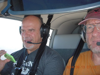 1484 8rd. Chip R and Adam flying in N8377W