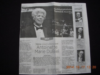 Antoinette in Philadelphia Inquirer