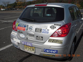 West Long Branch, New Jersey - lots of bumper stickers