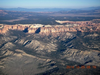 40 8sr. aerial - Bryce Canyon in the distance