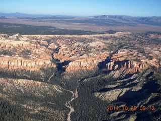 aerial - Bryce Canyon amphitheater