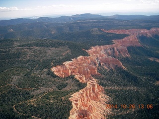 26 8ss. aerial - west of Bryce Canyon