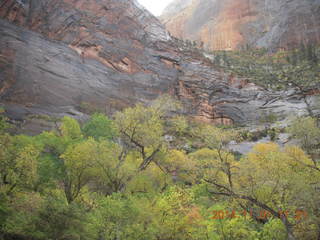 Zion National Park - Adam on slickrock (tripod and timer)