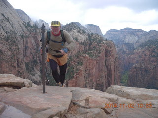 Zion National Park Angels Landing hike - Adam