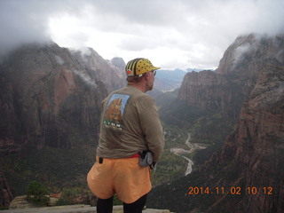 Zion National Park Angels Landing hike - Adam