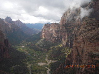 Zion National Park Angels Landing hike - summit view