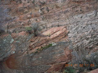 Zion National Park Angels Landing hike - Adam at the top of a rock pile