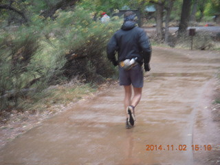 Zion National Park - down from Angels Landing - Hillary's runner boyfriend