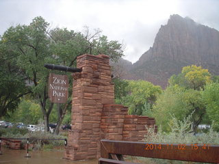 Zion National Park - entrance sign