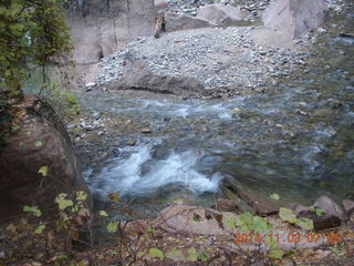 Zion National Park - dawn Riverwalk - mini rapids