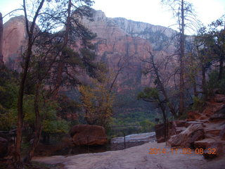 Zion National Park - Emerald Ponds hike - waterfall