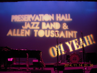 Preservation Hall Jazz Band and Allen Toussaint at Scottsdale - backdrop