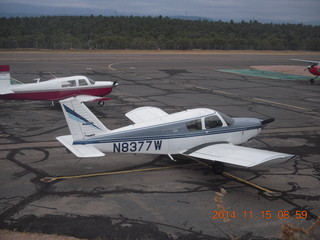 preparing N8377W for flight