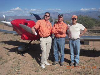 Mark Spencer, his airplane, and his RAF friends