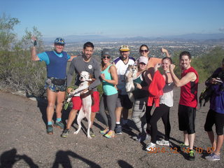 NH2T hikers - top of North Mountain