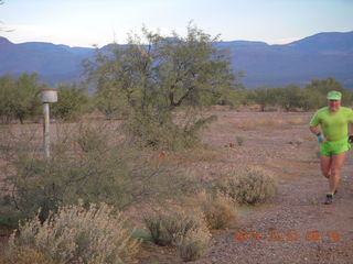 196 8um. Grapevine airstrip camping trip - Adam morning run - tripod and timer