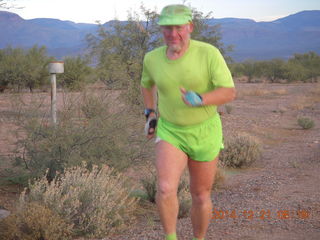 198 8um. Grapevine airstrip camping trip - Adam morning run - tripod and timer