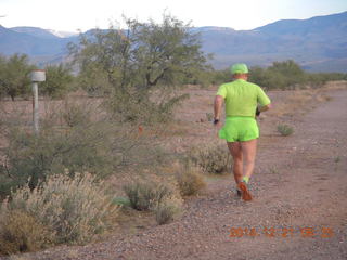 Grapevine airstrip camping trip - Adam morning run - tripod and timer