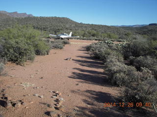 Red Creek airstrip - trail - N8377W