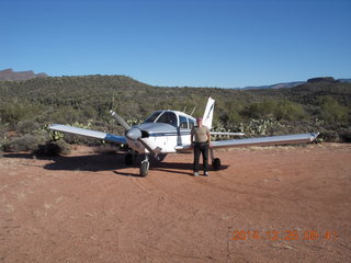 1500 8us. Red Creek airstrip - N8377W + Adam