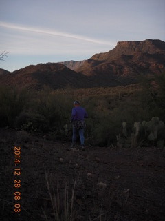 2540 8uu. Adam running near Red Creek airstrip