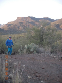 2541 8uu. Adam running near Red Creek airstrip