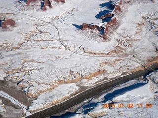 aerial - Hite airstrip (Where's Waldo?)