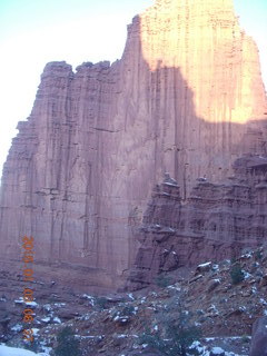 Fisher Towers hike - first sun