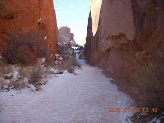 driving from Fisher Towers hike back to Moab - Colorado River