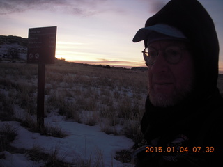 Dead Horse Point State Park sign (later that afternoon)